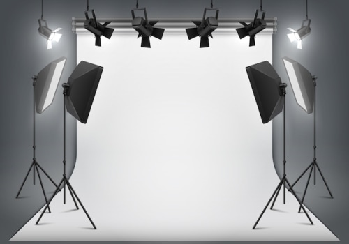 Fondos en fotografía y equipo de estudio